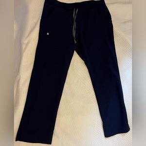 Navy blue figs scrub pants